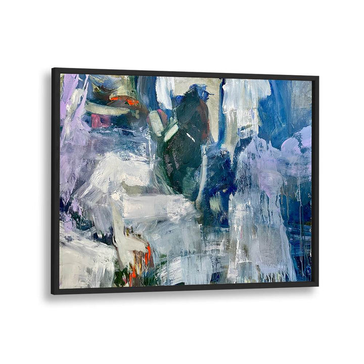 Stunning BLOOM BLUE, ABSTRACT PAINTINGS featuring vibrant colors and modern design for elegant home décor.