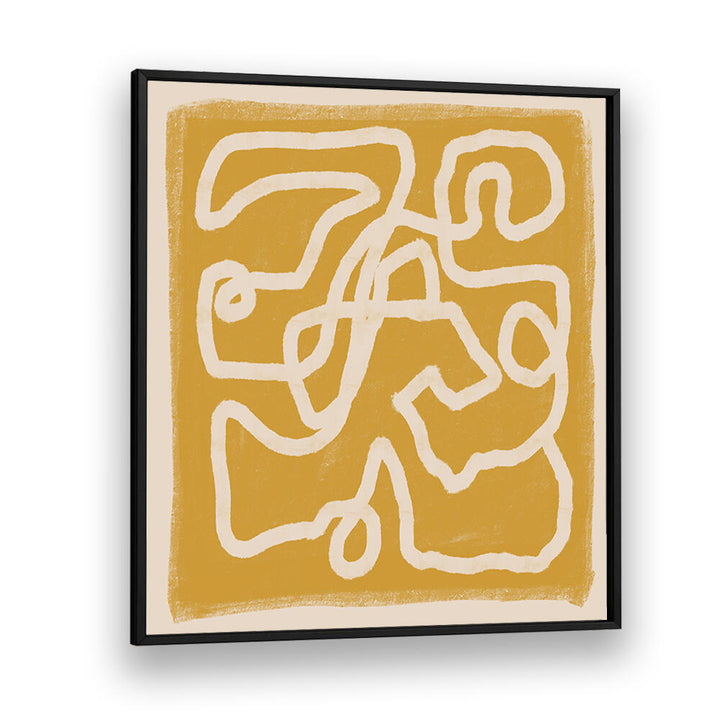 ABSTRACT LINES GOLD , LINE ART PAINTINGS