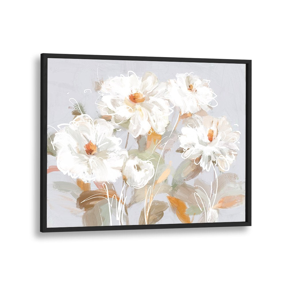 ABSTRACT WHITE FLOWERS