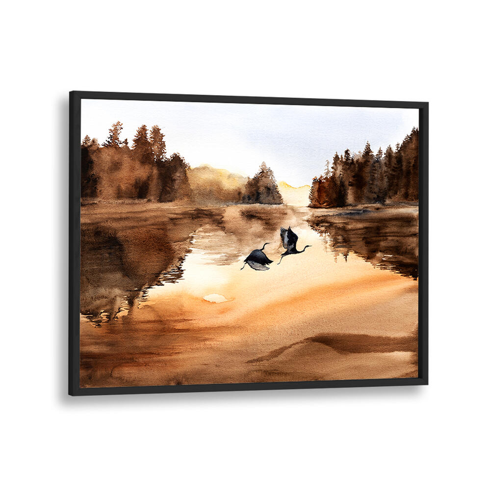 AUTUMN PASSAGE , LANDSCAPE PAINTINGS