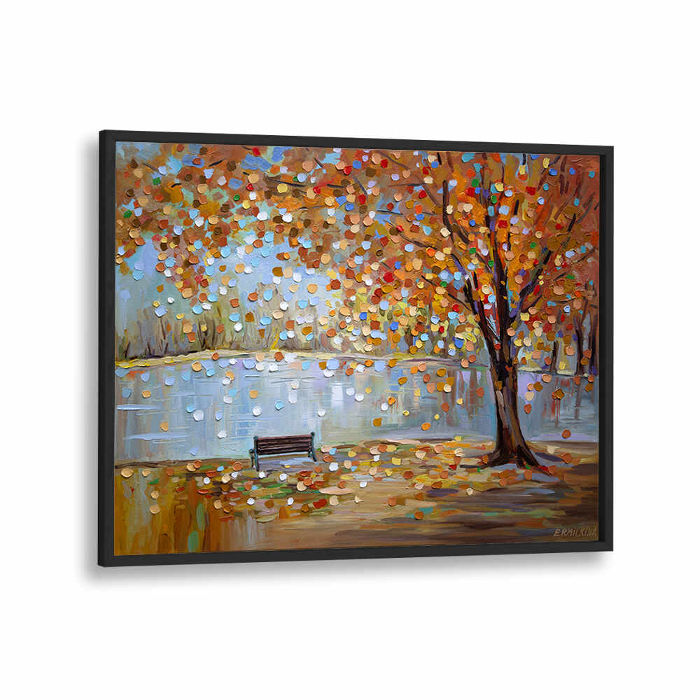 AUTUMN VEIL , MODERN IMPRESSIONISM PAINTINGS