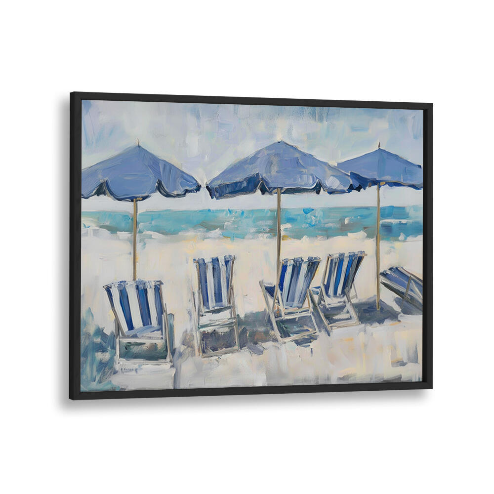 BEACH CHAIRS , BEACH PAINTINGS