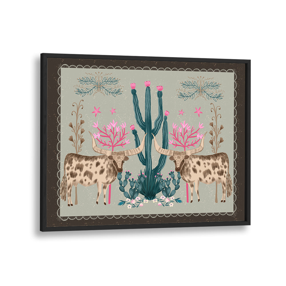 BLOOMING DESERT LONGHORNS