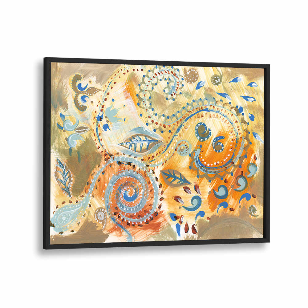 BOHEMIAN PATTERN I , BOHO ART PAINTINGS