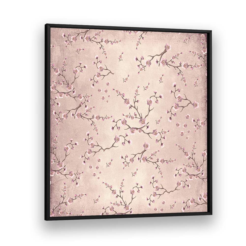 Elegant CHERRY BLOSSOM DANCE, FLORAL FLOWER PAINTINGS, showcasing delicate pink blossoms against a soft backdrop.