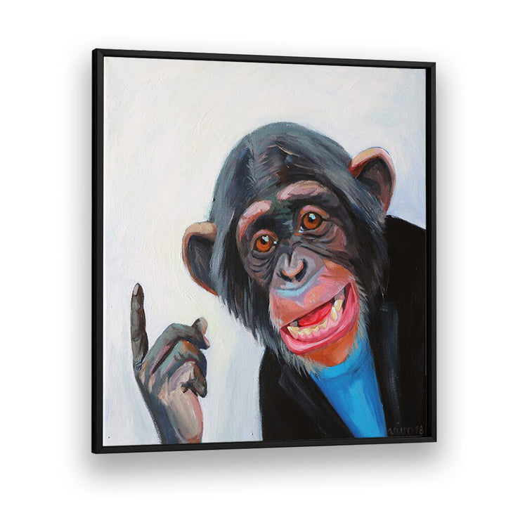 Chimpanzee's Thought, Comic Posters showcase vibrant art that brings dynamic storytelling to your space. Perfect for decor!