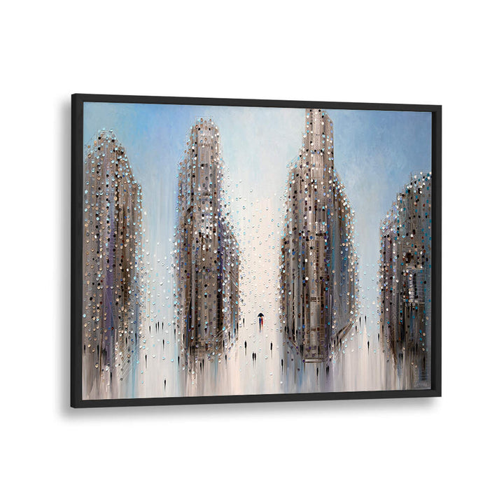 CITY MOOD , MODERN IMPRESSIONISM PAINTINGS