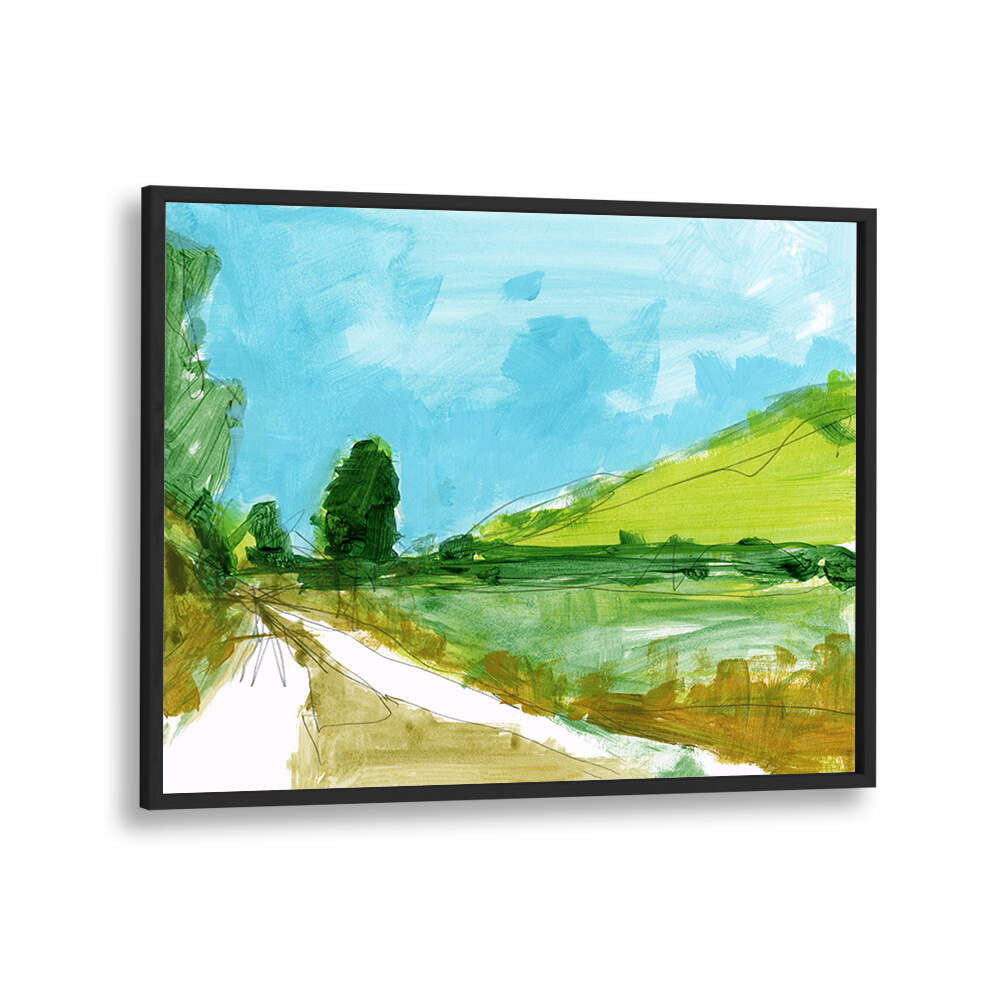 Vibrant COUNTRY III, LANDSCAPE PAINTINGS showcasing serene nature, perfect for transforming your living space.