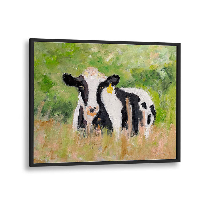 COVERED IN CLOVER , ANIMAL PAINTINGS