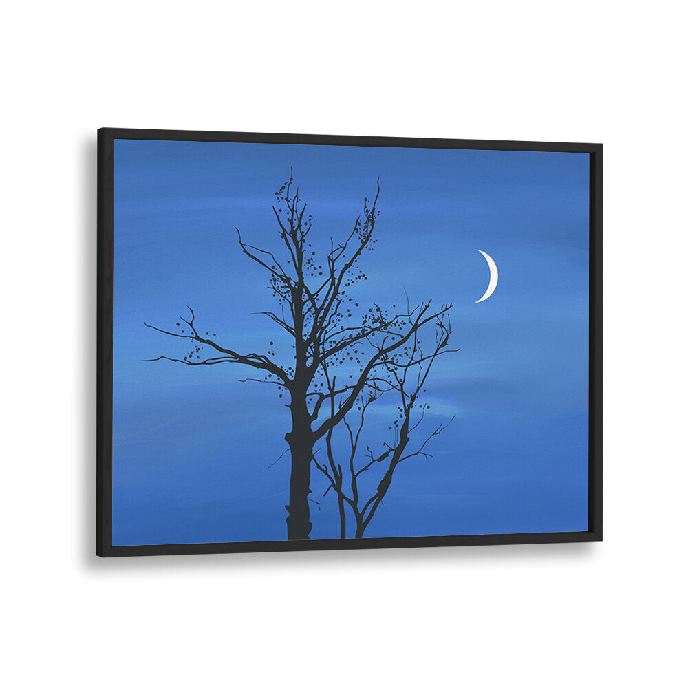 CRESCENT BLUE SKY , LANDSCAPE PAINTINGS