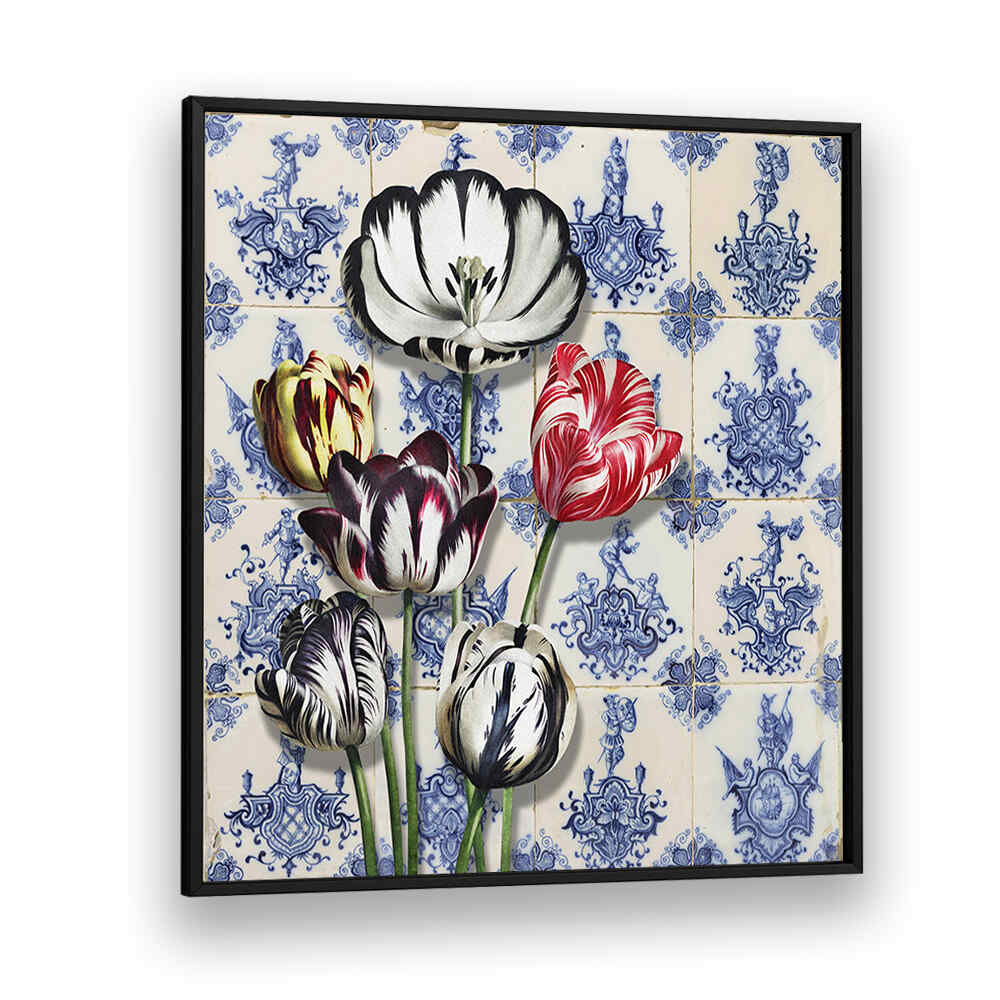 DUTCH TULIPS ON TILES