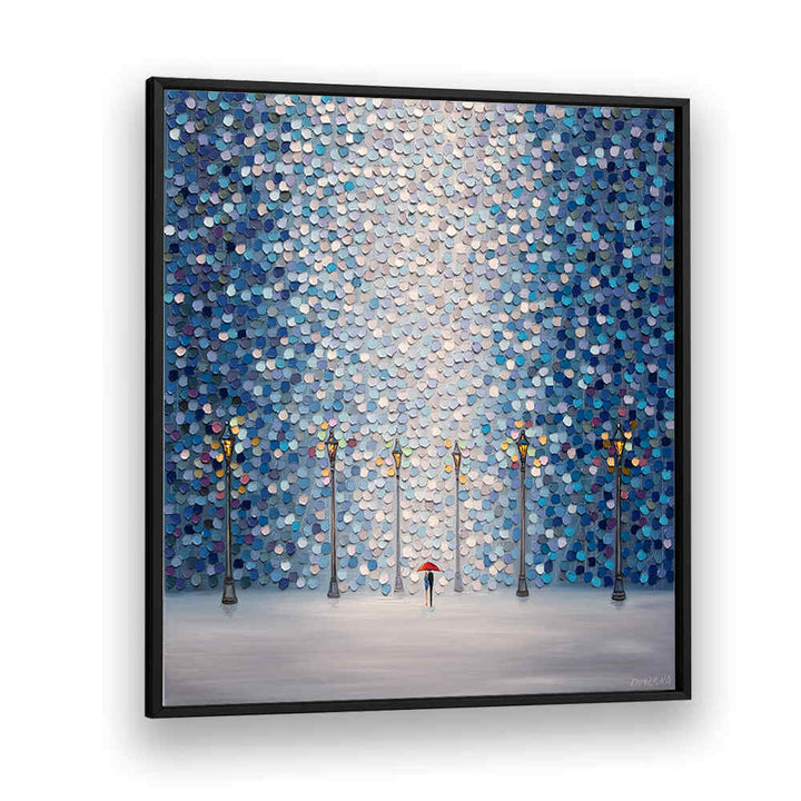 EARLY AT NIGHT , MODERN IMPRESSIONISM PAINTINGS