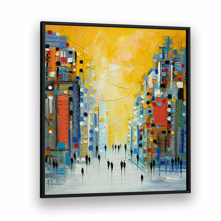 EARLY SUNSET , MODERN IMPRESSIONISM PAINTINGS