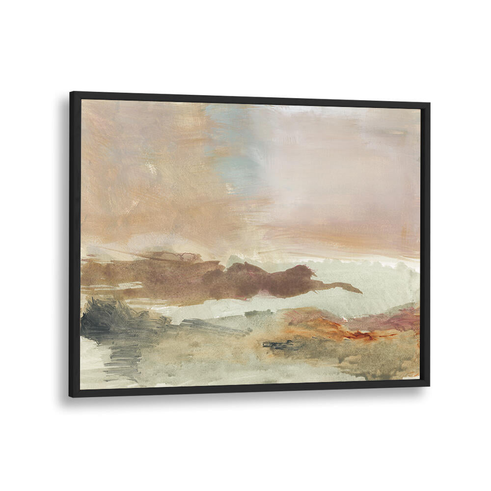 Discover tranquility with EARTHTONES I, LANDSCAPE PAINTINGS, showcasing serene abstract nature in soothing colors.