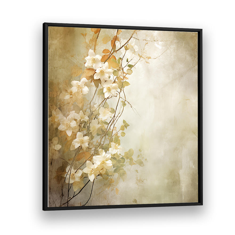 FA VINTAGE FLORAL V , FLORAL FLOWER PAINTINGS