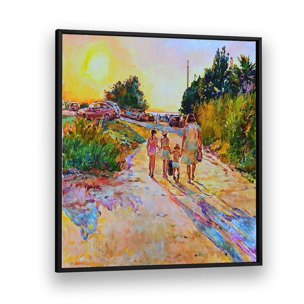 FAMILY SUNSET BEACH WALK