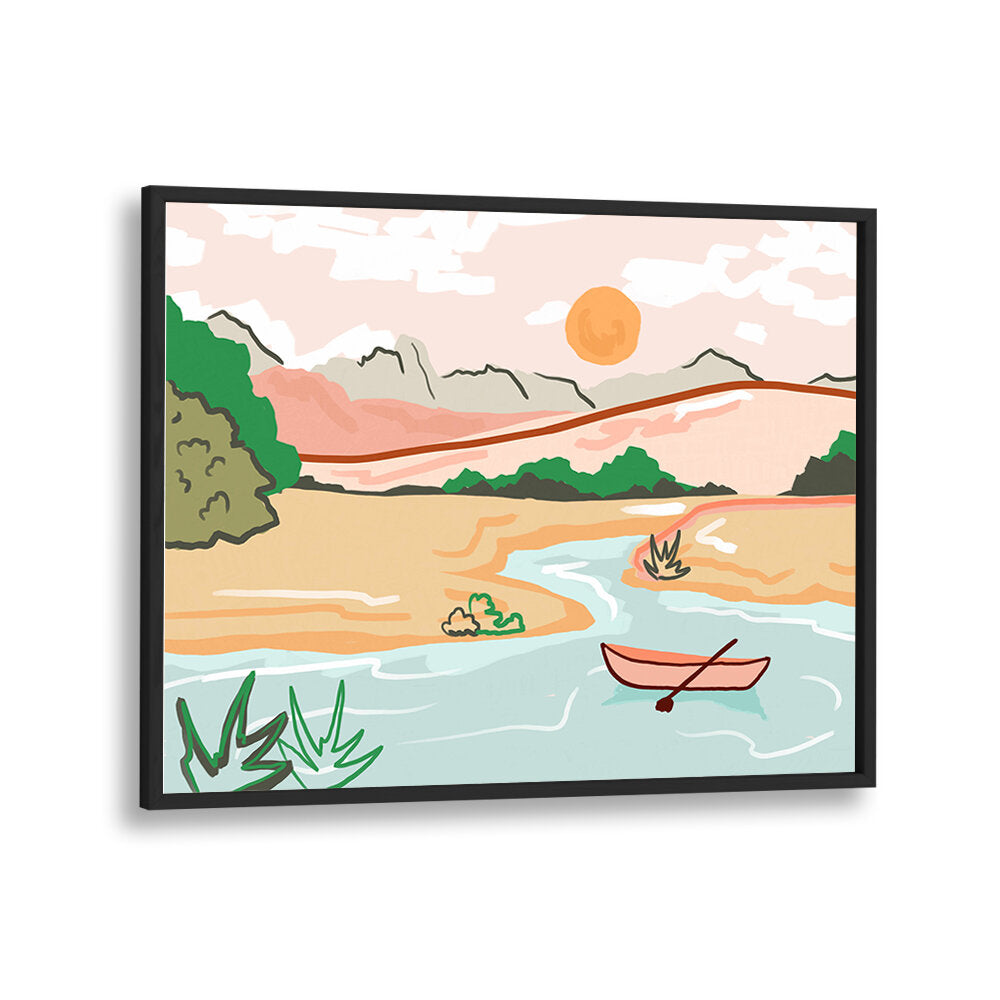 FLOATING THROUGH LIFE LIKE THIS , LANDSCAPE PAINTINGS