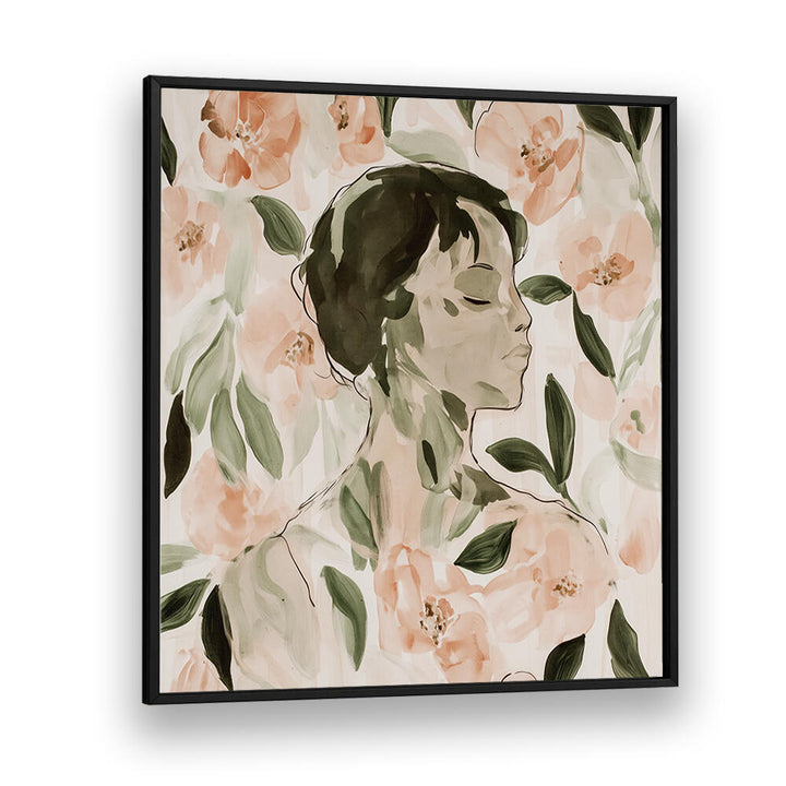 FLORAL SERENITY VI , PORTRAITS & FIGURATIVE ILLUSTRATIONS