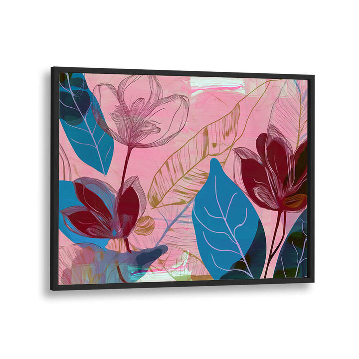 FLOWER GARDEN II , FLORAL FLOWER PAINTINGS