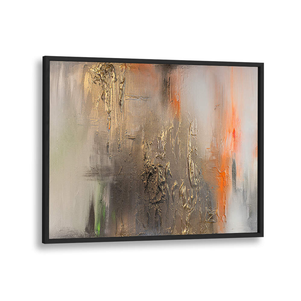 GOLD DESCENT , ABSTRACT PAINTINGS