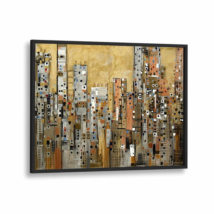 GOLDEN SKY , MODERN IMPRESSIONISM PAINTINGS