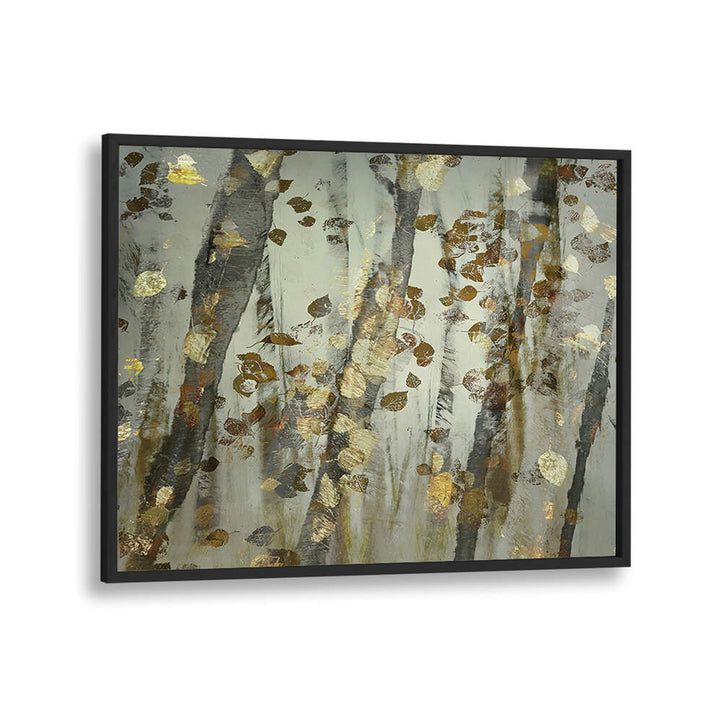 GOLDEN LEAVES ,  FLORAL FLOWER PAINTINGS