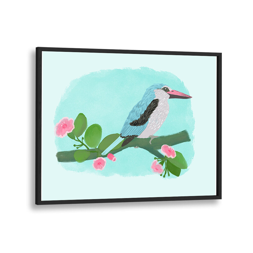 KINGFISHER I , ANIMAL PAINTINGS