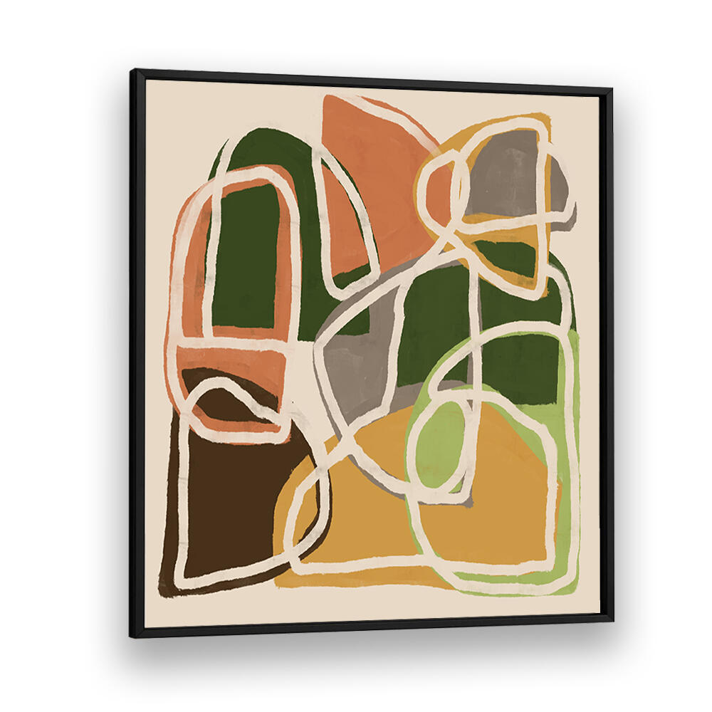 LINES AND SHAPES , ABSTRACT PAINTINGS