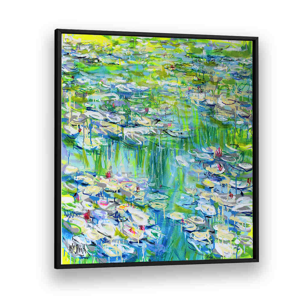 LIQUID SERENITY , FLORAL FLOWER PAINTINGS