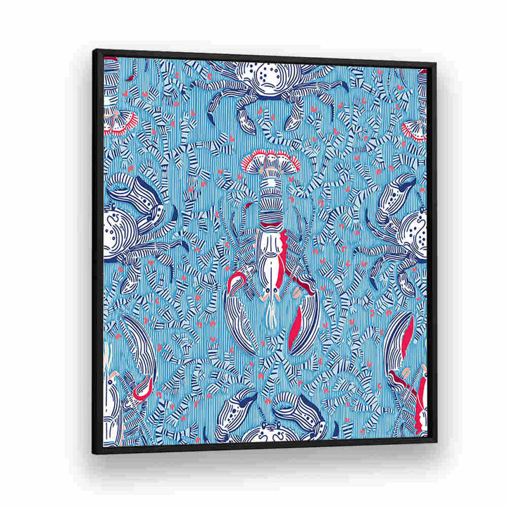 Vibrant LOBSTER AND CRAB NOSTALGIA, BEACH PAINTINGS capturing coastal beauty for your home decor.