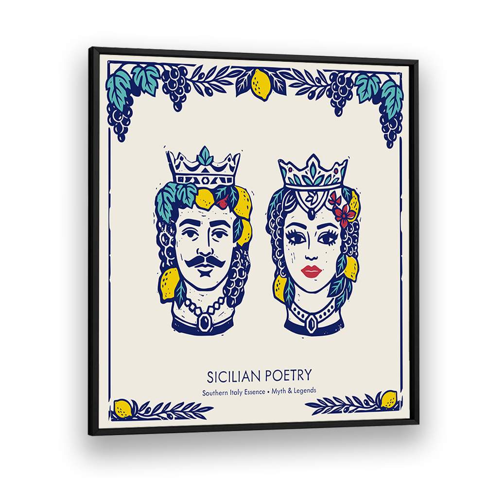 SICILIAN KING AND QUEEN