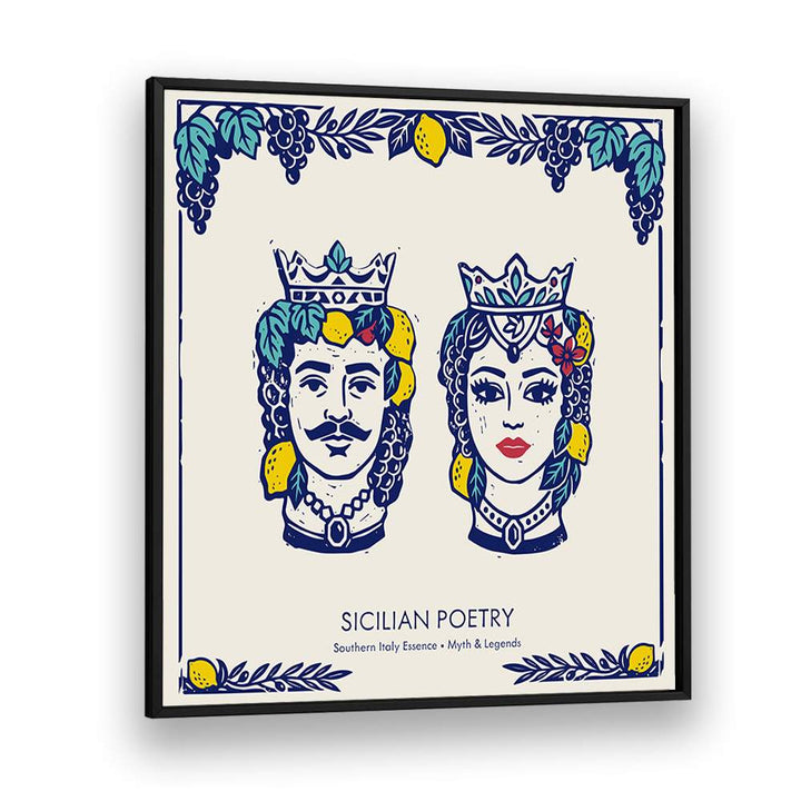 SICILIAN KING AND QUEEN