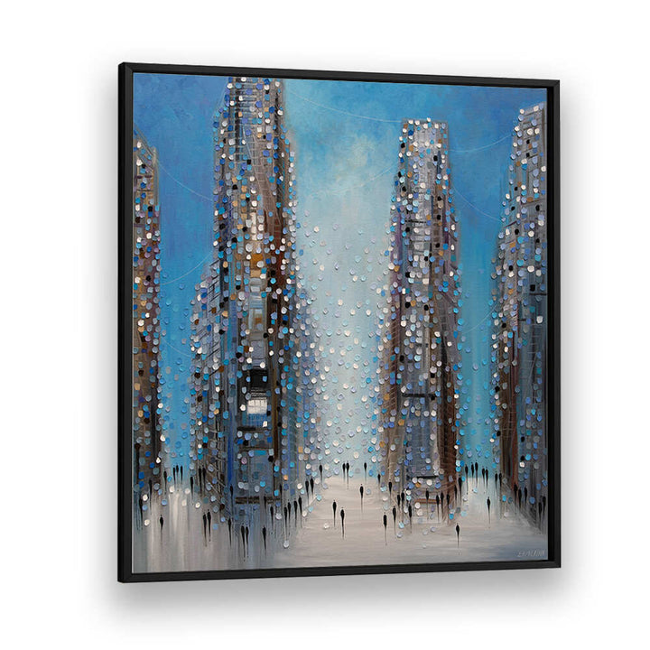 MIDTOWN LIFE , MODERN IMPRESSIONISM PAINTINGS