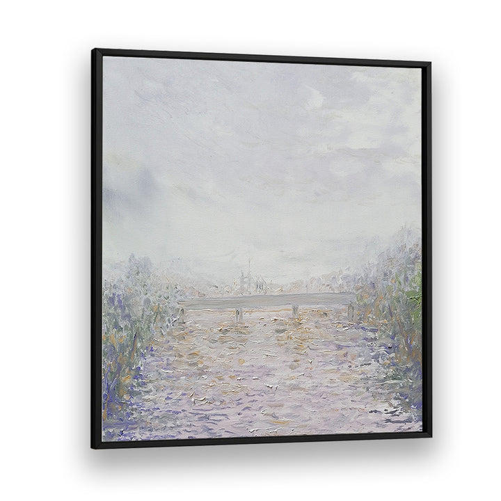 MISTY RIVER LANDSCAPE