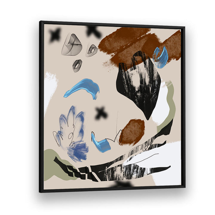 MIXED MEDIA COMPOSITION , ABSTRACT PAINTINGS