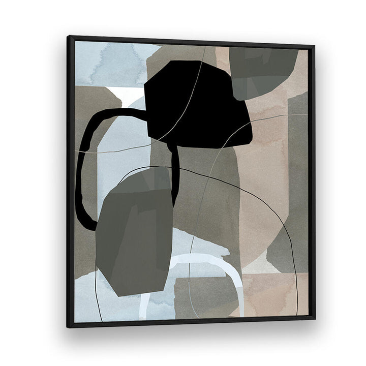 Transform your space with NEUTRAL SHAPES V, an exquisite abstract painting in harmonious neutral tones.