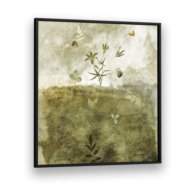 OLIVE , FLORAL FLOWER PAINTINGS