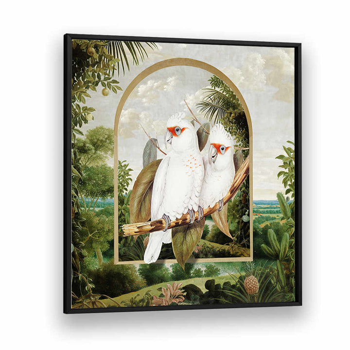 PARROTS' PARADISE II , ANIMAL PAINTINGS