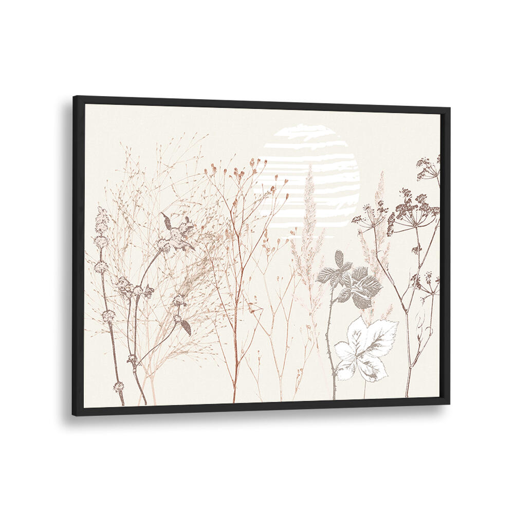 Elegant PLANT CALMING I, FLORAL FLOWER PAINTINGS, showcasing serene abstract floral designs to enhance your space.