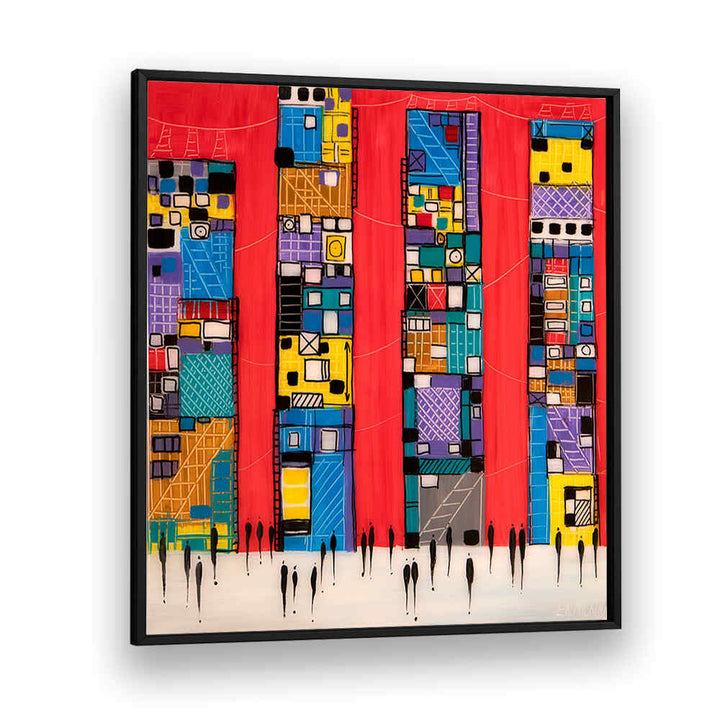 RED SKY , MODERN IMPRESSIONISM PAINTINGS