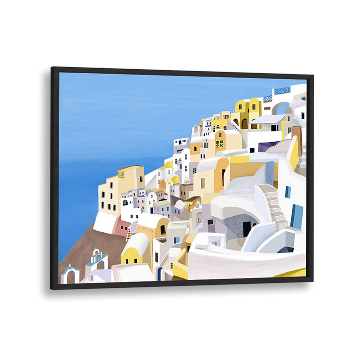 SANTORINI, GREECE CLIFF , TRAVEL POSTERS