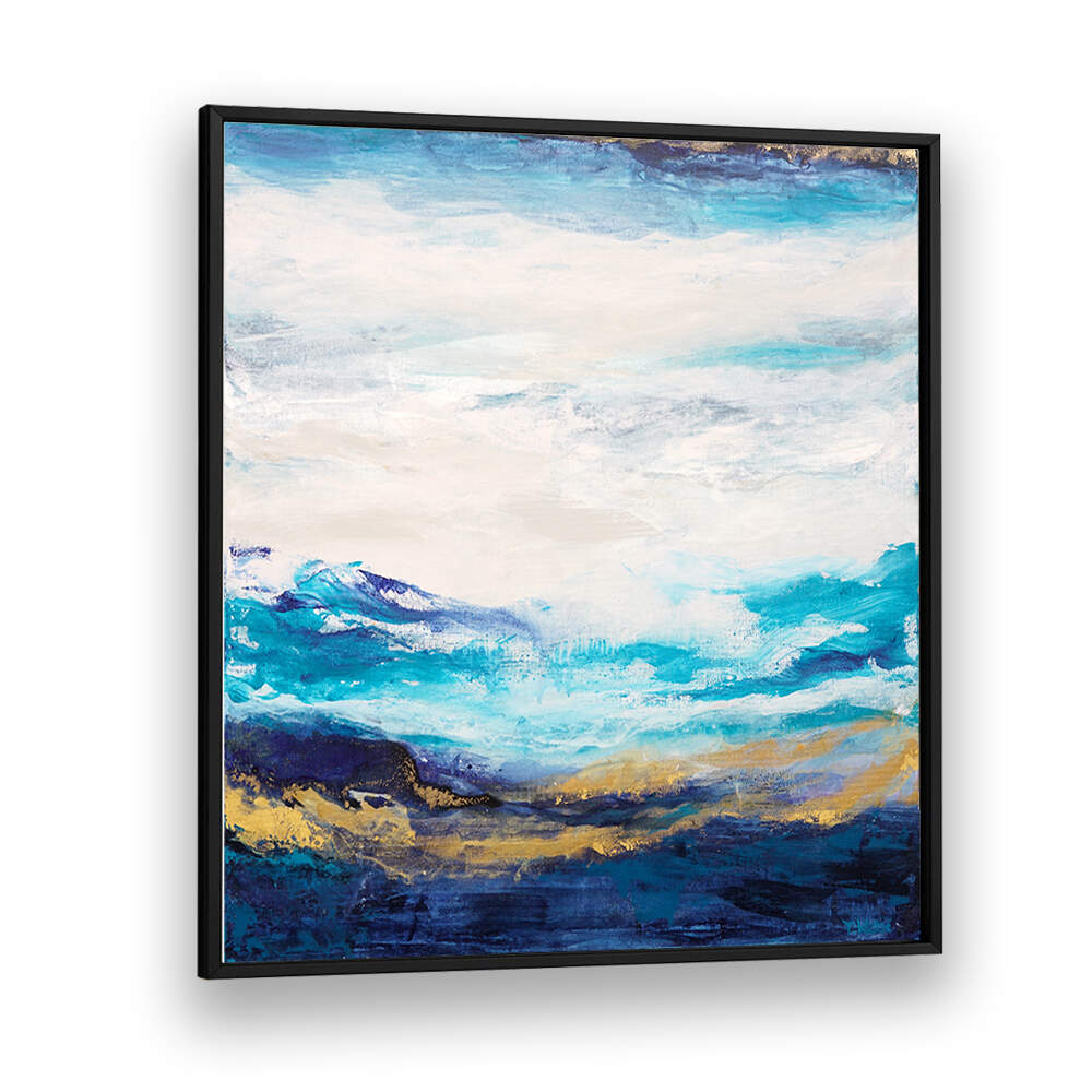 SOFT BLUE AND GOLDEN TONES