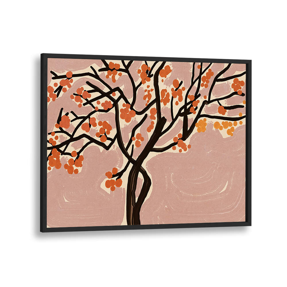 STYLIZED TREE , FLORAL FLOWER PAINTINGS