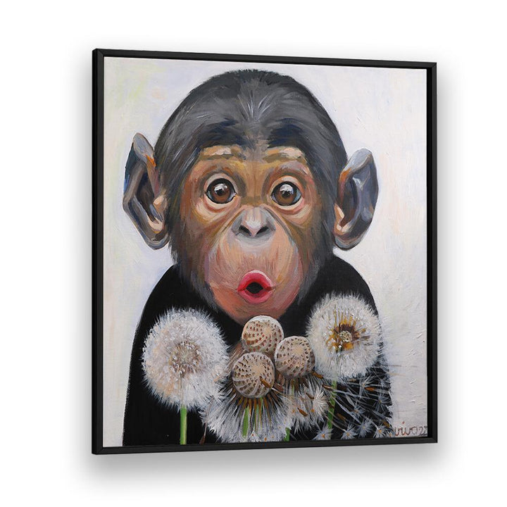 Surprised Monkey comic poster featuring a whimsical monkey design, perfect for art lovers and collectors.