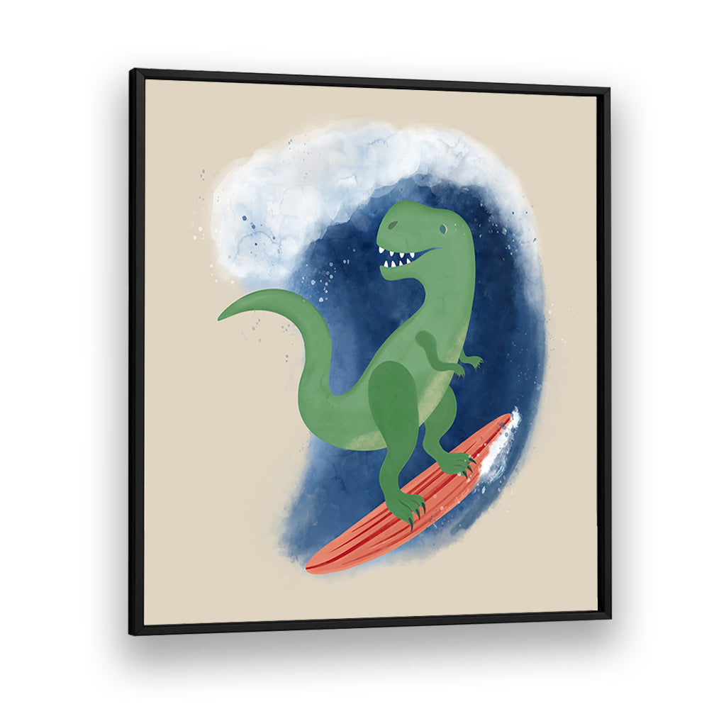 T-REX SURFING WAVE