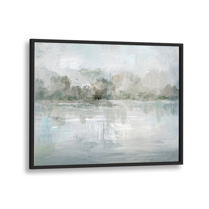 Serene TRANQUIL MISTY LAKE, LANDSCAPE PAINTINGS, perfect for enhancing your living space with calm beauty.
