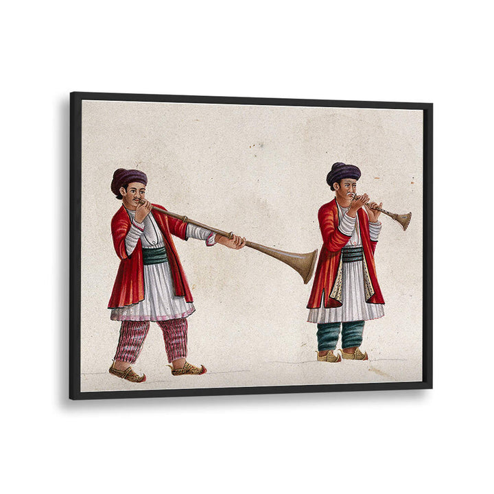 TWO MUSICIANS PLAYING THE SHEHNAI