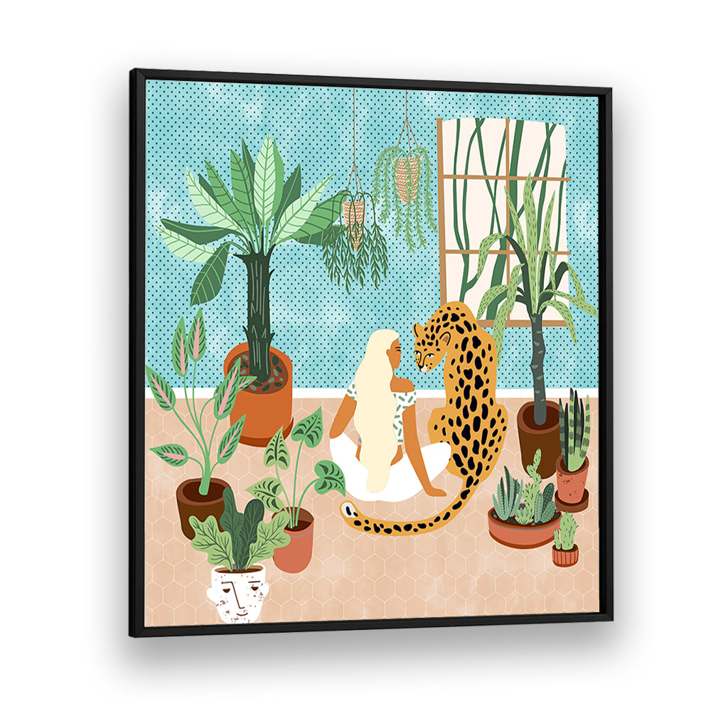 URBAN JUNGLE , BOHO ART PAINTINGS