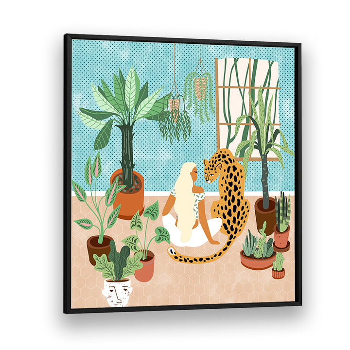 URBAN JUNGLE , BOHO ART PAINTINGS