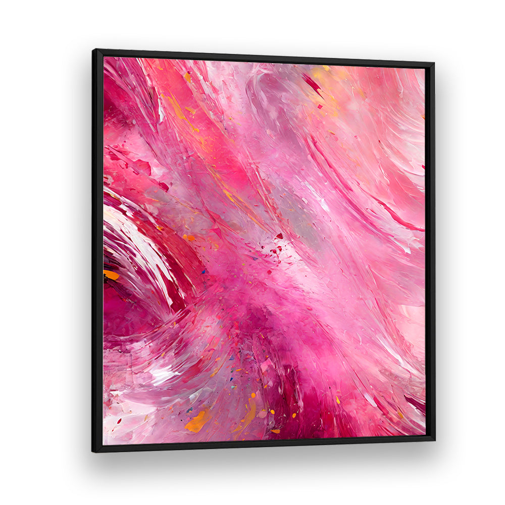 VIBRANT ABSTRACT WITH BOLD PINK, ABSTRACT PAINTINGS showcase dynamic colors, transforming your space into an artistic oasis.